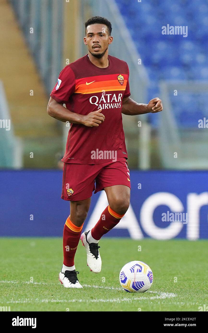 Juan Jesus of AS Roma during the Serie A match between AS Roma and FC Crotone at Stadio Olimpico, Rome, Italy on 9 May 2021 (Photo by Giuseppe Maffia/NurPhoto) Stock Photo