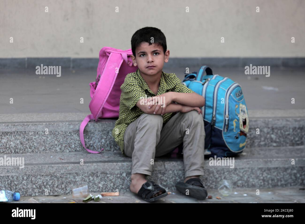 People seek refuge at a United Nations Relief and Works Agency school