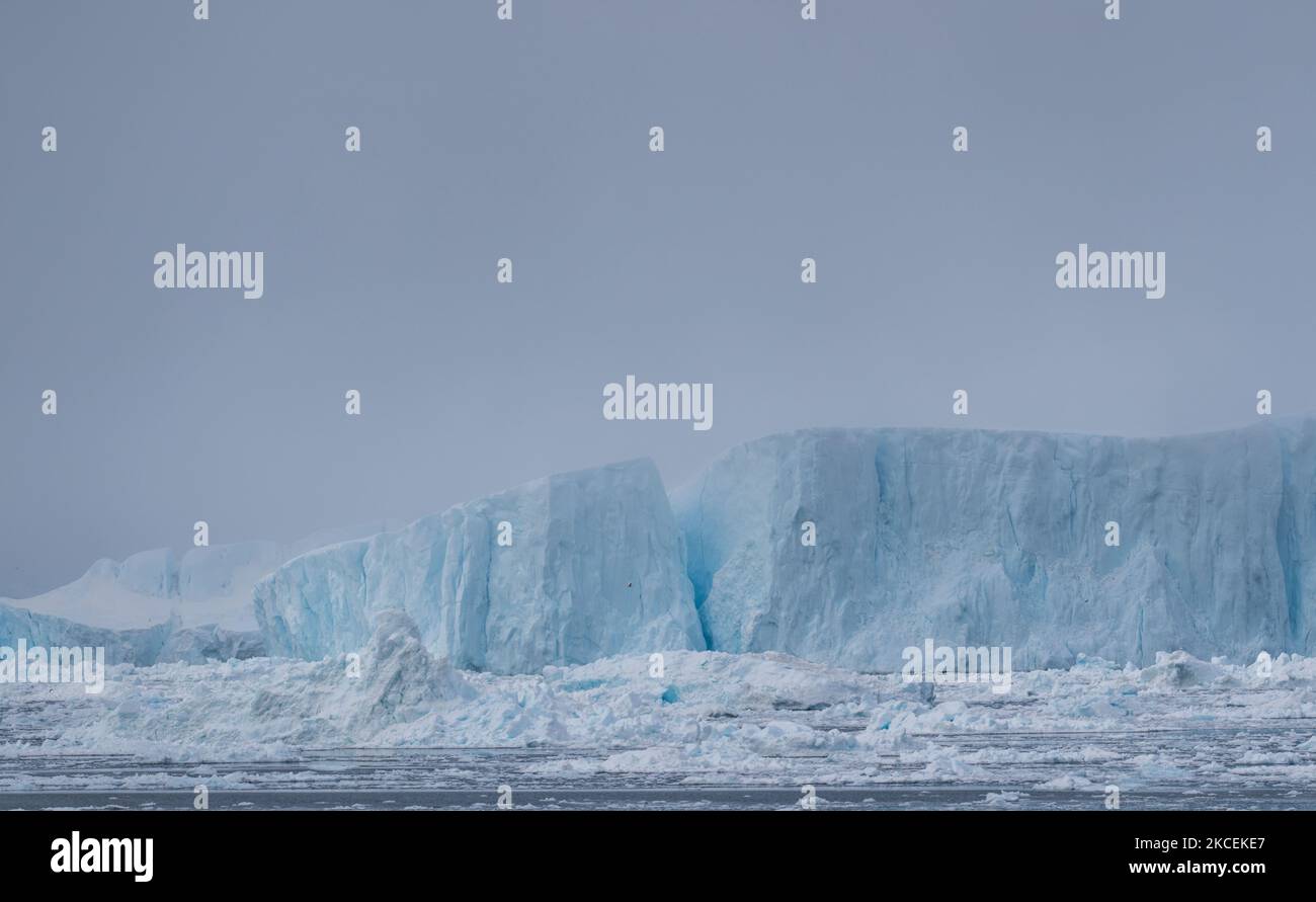 Icebergs near Ilulissat, Greenland. Climate change is having a profound ...