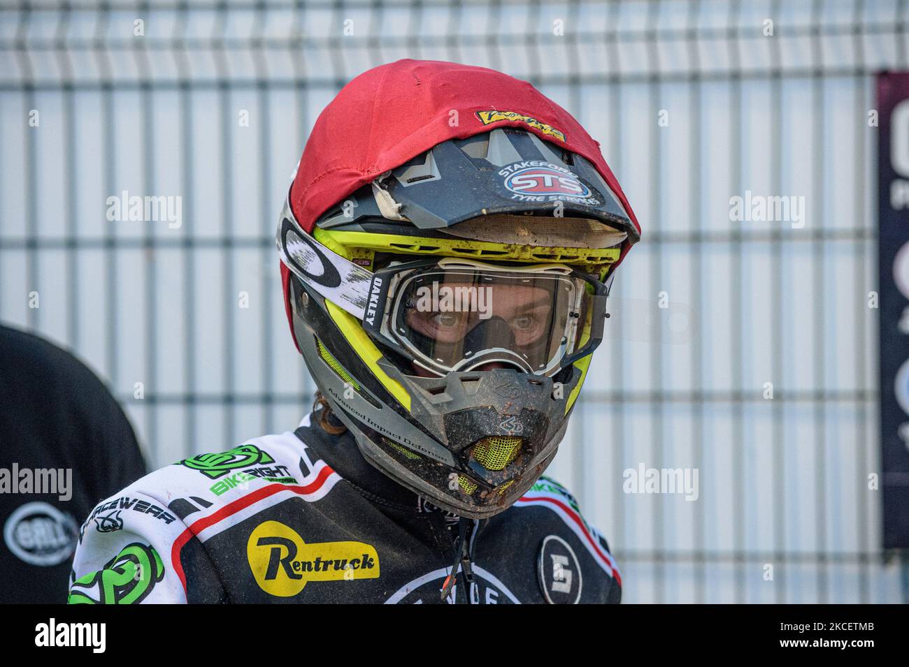 Charles Wright during the SGB Premiership match between Belle Vue Aces and Sheffield Tigers at the National Speedway Stadium, Manchester, UK on 17th May 2021. (Photo by Ian Charles/MI News/NurPhoto) Stock Photo