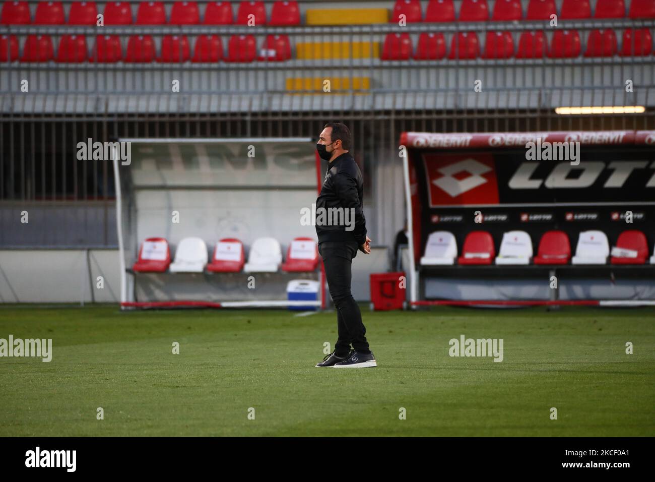 Cittadella, Italy, 24 Aug 2019, MISTER ITALIANO during Cittadella Vs Spezia  - Italian Football Serie B Men Championship - Credit: LPS/Davide  Casentini/Alamy Live News Stock Photo - Alamy