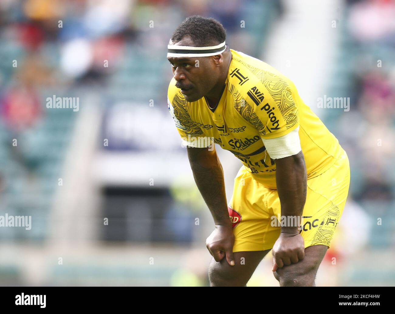 Levani Botia of La Rochelle during Heineken Champions Cup Final match between La Rochelle and Toulouse at Twickenham Stadium on May 22 , 2021 in London , England (Photo by Action Foto Sport/NurPhoto) Stock Photo