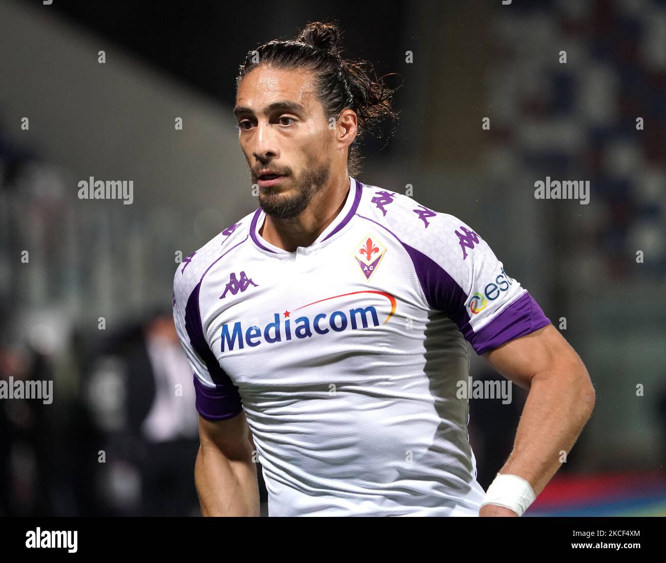 Martin Caceres of Fiorentina Acf during the Serie A match between Fc Crotone and Acf Fiorentina on May 22, 2021 stadium 'Ezio Scida' in Crotone, Italy (Photo by Gabriele Maricchiolo/NurPhoto) Stock Photo