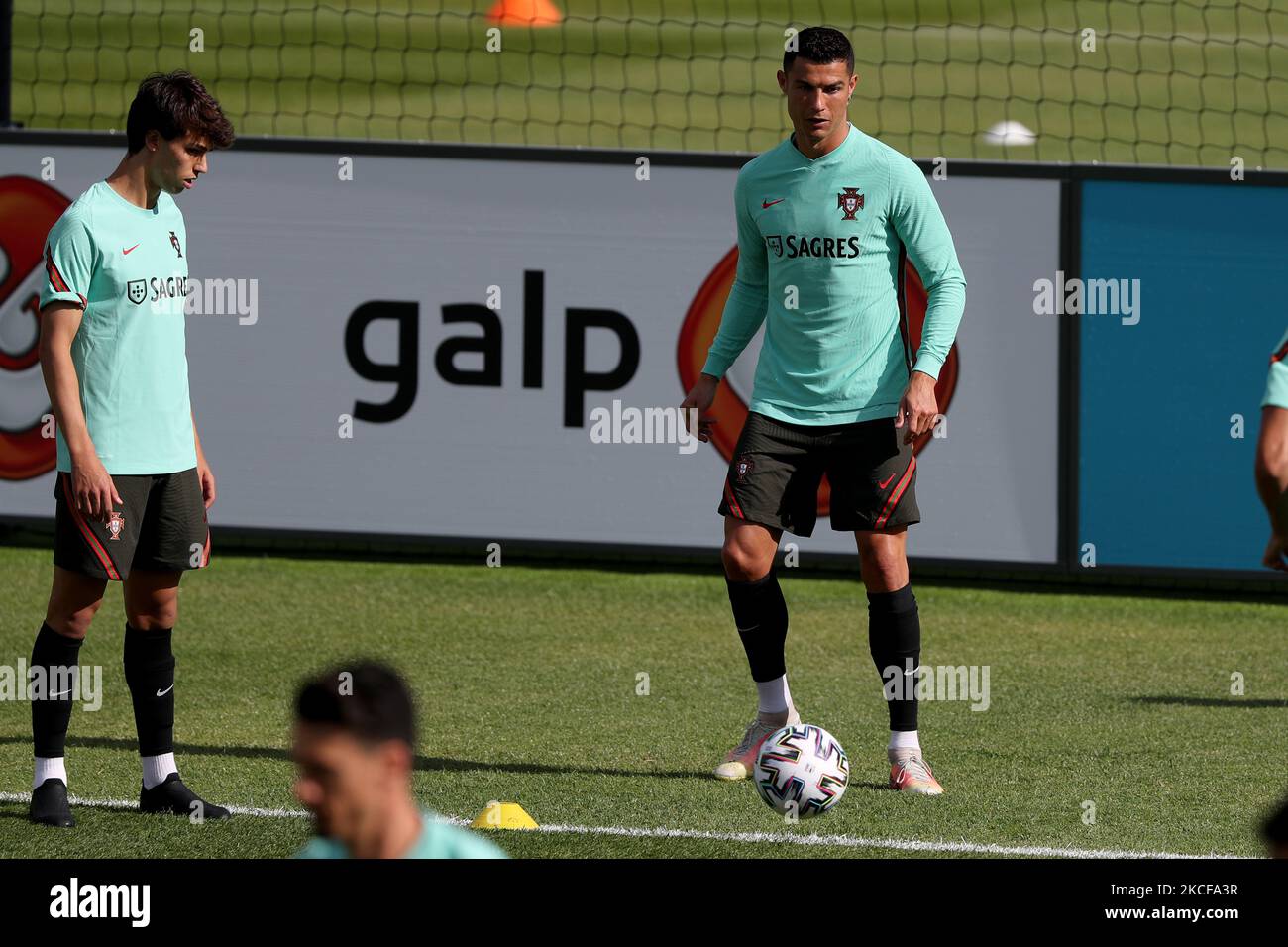 Oeiras, Portugal. 27th May, 2021. Cristiano Ronaldo seen in action