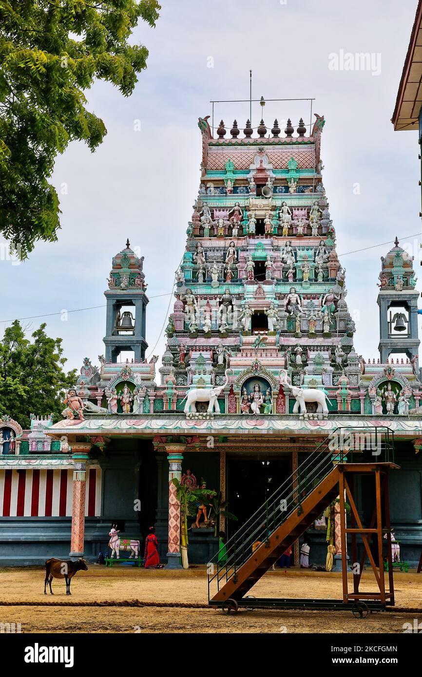 Ayyanar Kovil (Aiyanar temple) located on Analaitivu Island in the ...