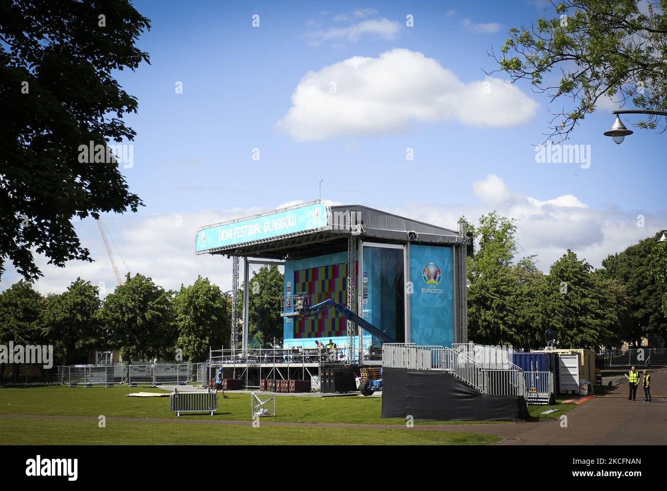 Euro 2020 fan zone glasgow hires stock photography and images Alamy
