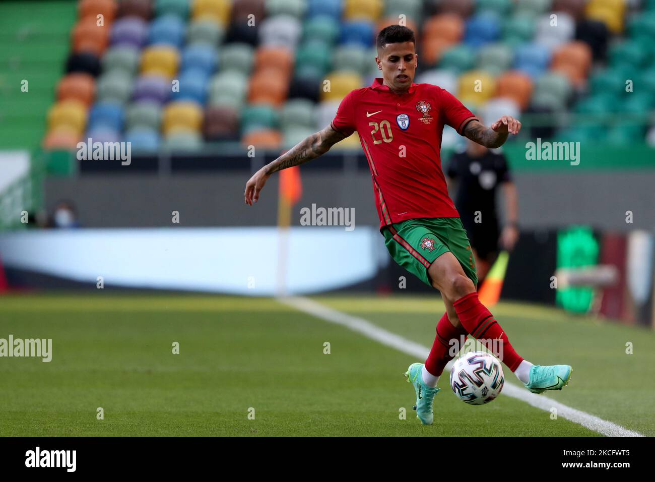 Joao Cancelo Of Portugal In Action During The International Friendly