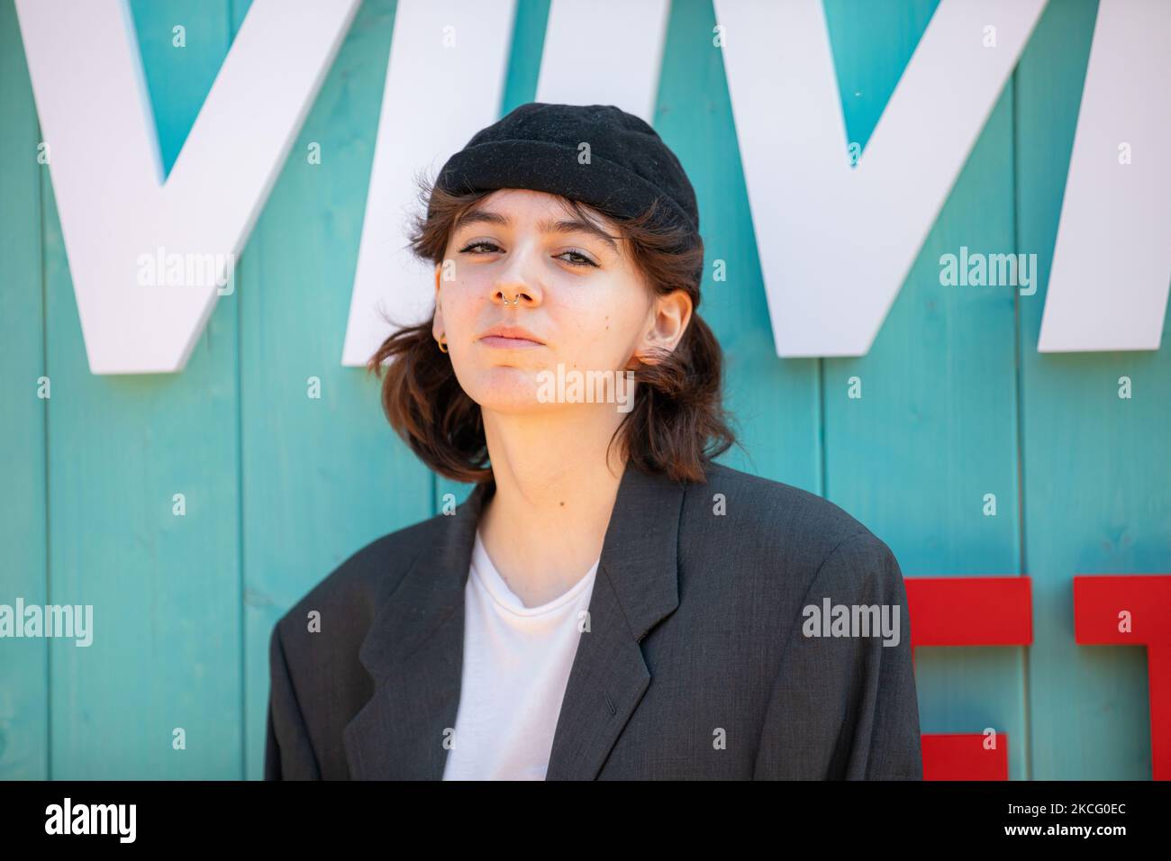 Ariete attends the photocall of the Netflix tv series Summertime on ...