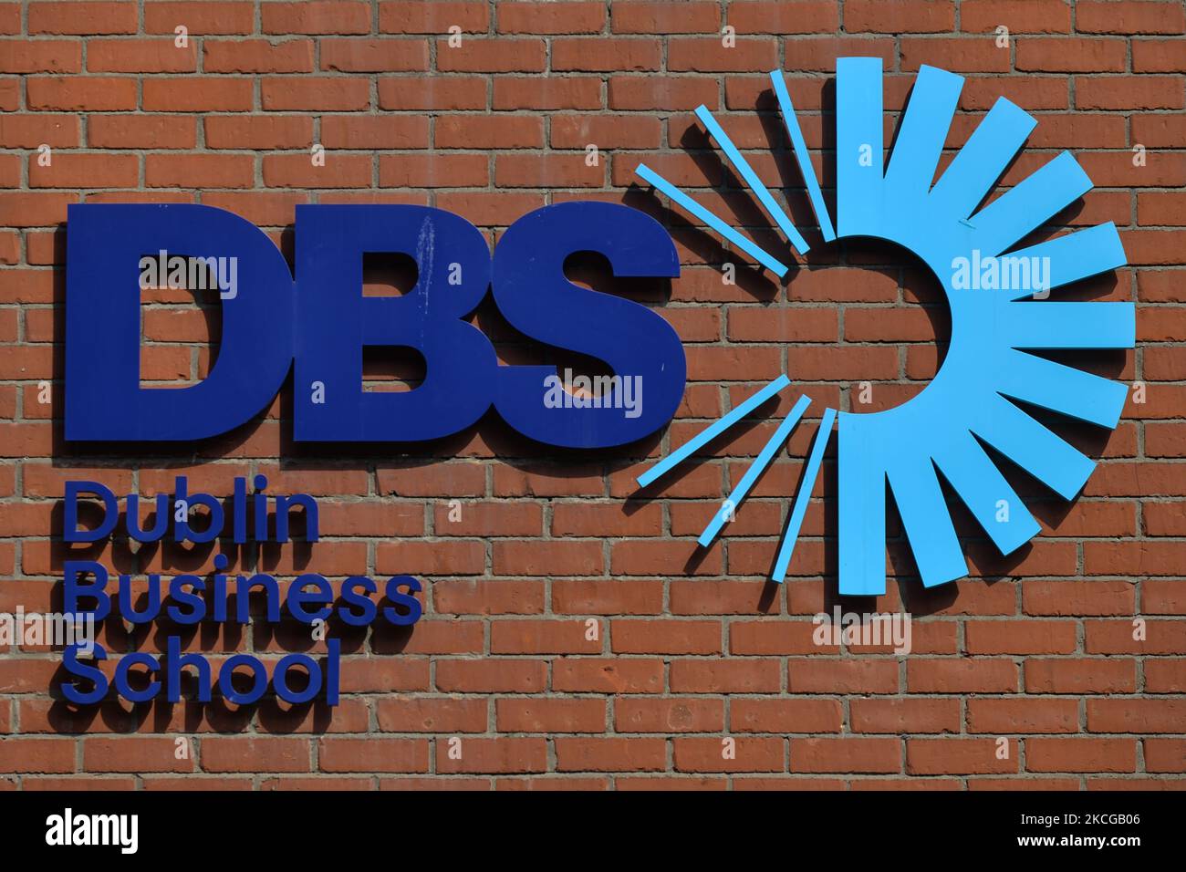Dublin Business School logo. On Monday, 21 June 2021, in Dublin, Ireland. (Photo by Artur Widak/NurPhoto) Stock Photo