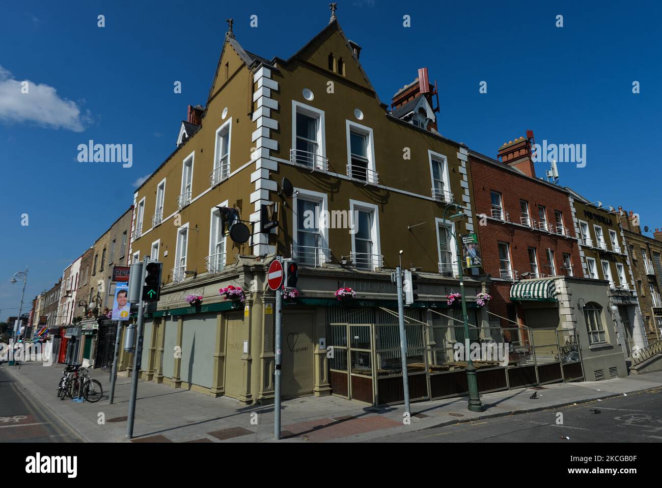 Closed The Portobello Pub and Hotel. On Monday, 21 June 2021, in Dublin, Ireland. (Photo by Artur Widak/NurPhoto) Stock Photo
