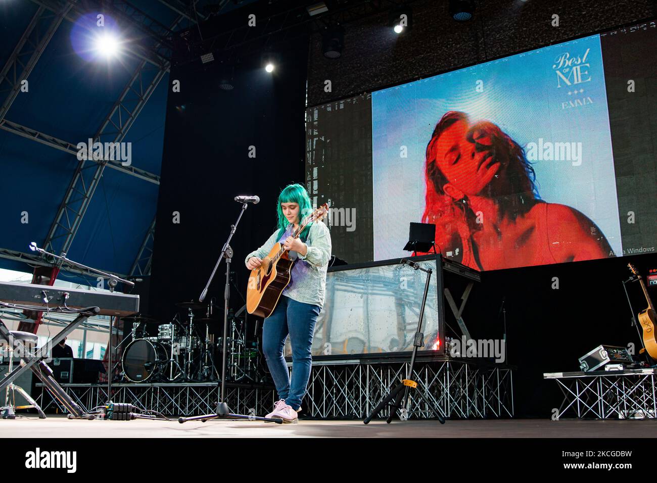 Casadilego performs live at Carroponte on June 23, 2021 in Milan, Italy. (Photo by Alessandro Bremec/NurPhoto) Stock Photo