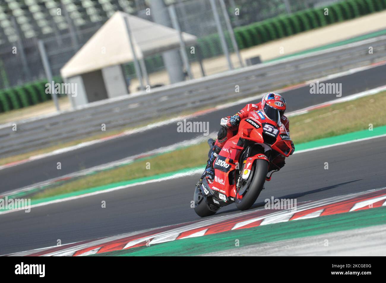 Michele Pirro of Italy and Ducati Lenovo Team during MotoGP tests in ...