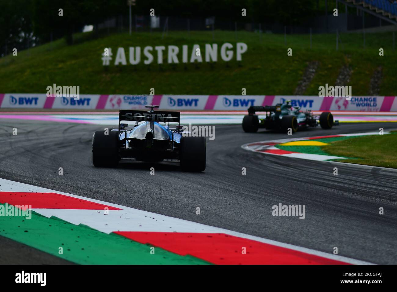 George Williams Racing George Russel of Williams Racing drive his FW43B single-seater during ...