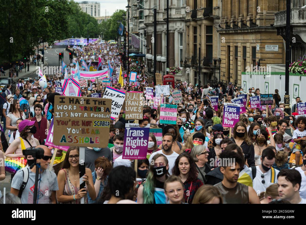 LONDON, UNITED KINGDOM - JUNE 26, 2021: Transgender People And Their ...