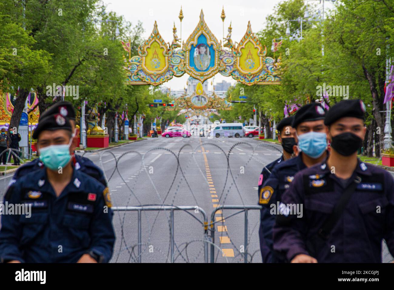 Thai Police During Street Protests In Bangkok 26 June 2021 Bangkok Thai Police During Street Protests In Bangkok 26 June 2021 Bangkok