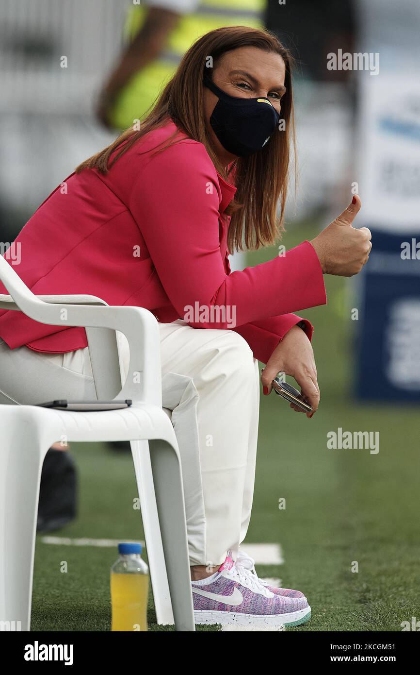 Duda Luizelli during the Women's International Friendly match between Brazil and Canada at Estadio Cartagonova on June 14, 2021 in Cartagena, (Photo by Jose Breton/Pics Action/NurPhoto) Stock Photo