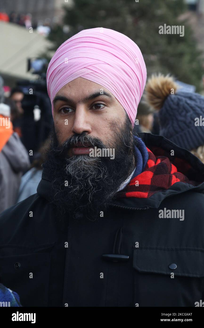 Jagmeet Singh, Leader of the New Democratic Party (NDP) in Toronto