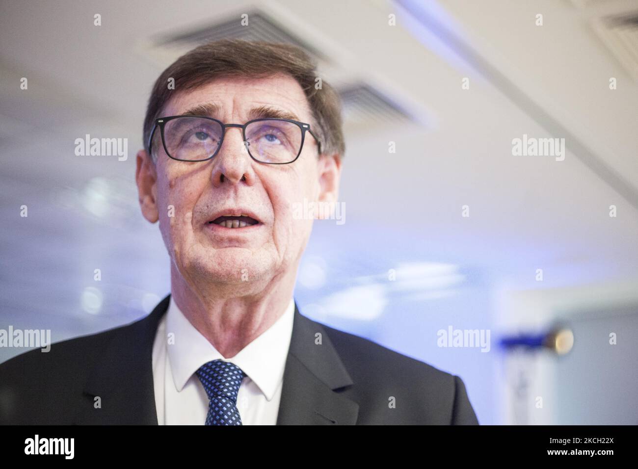 Krzysztof Maminski new chairman of International Union of Railways UIC seen in Warsaw on July 8, 2021. (Photo by Maciej Luczniewski/NurPhoto) Stock Photo