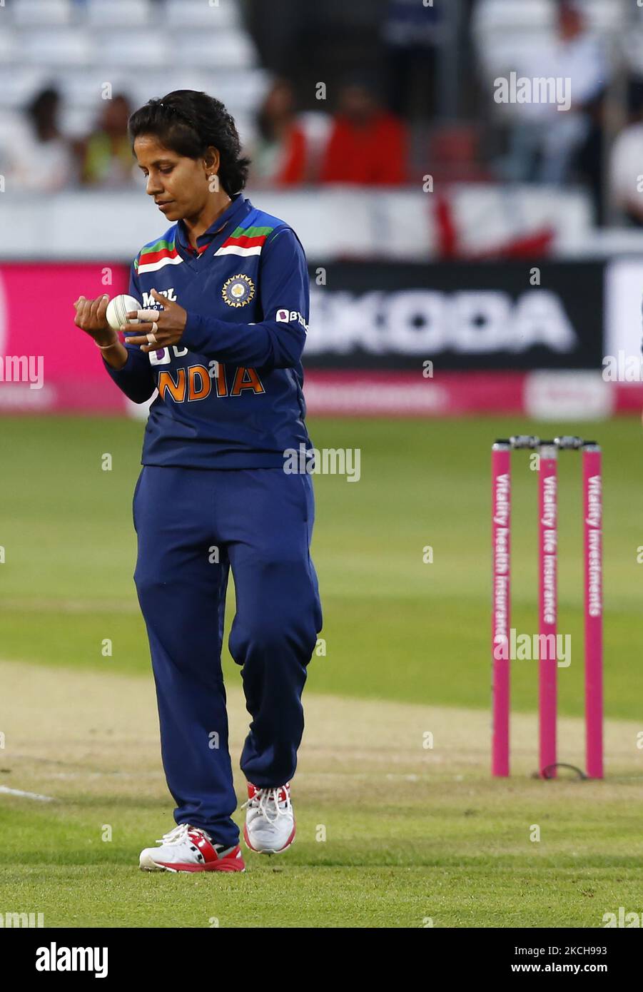 Poonam Yadav of India Women during Womens International 3rd Vitality IT ...