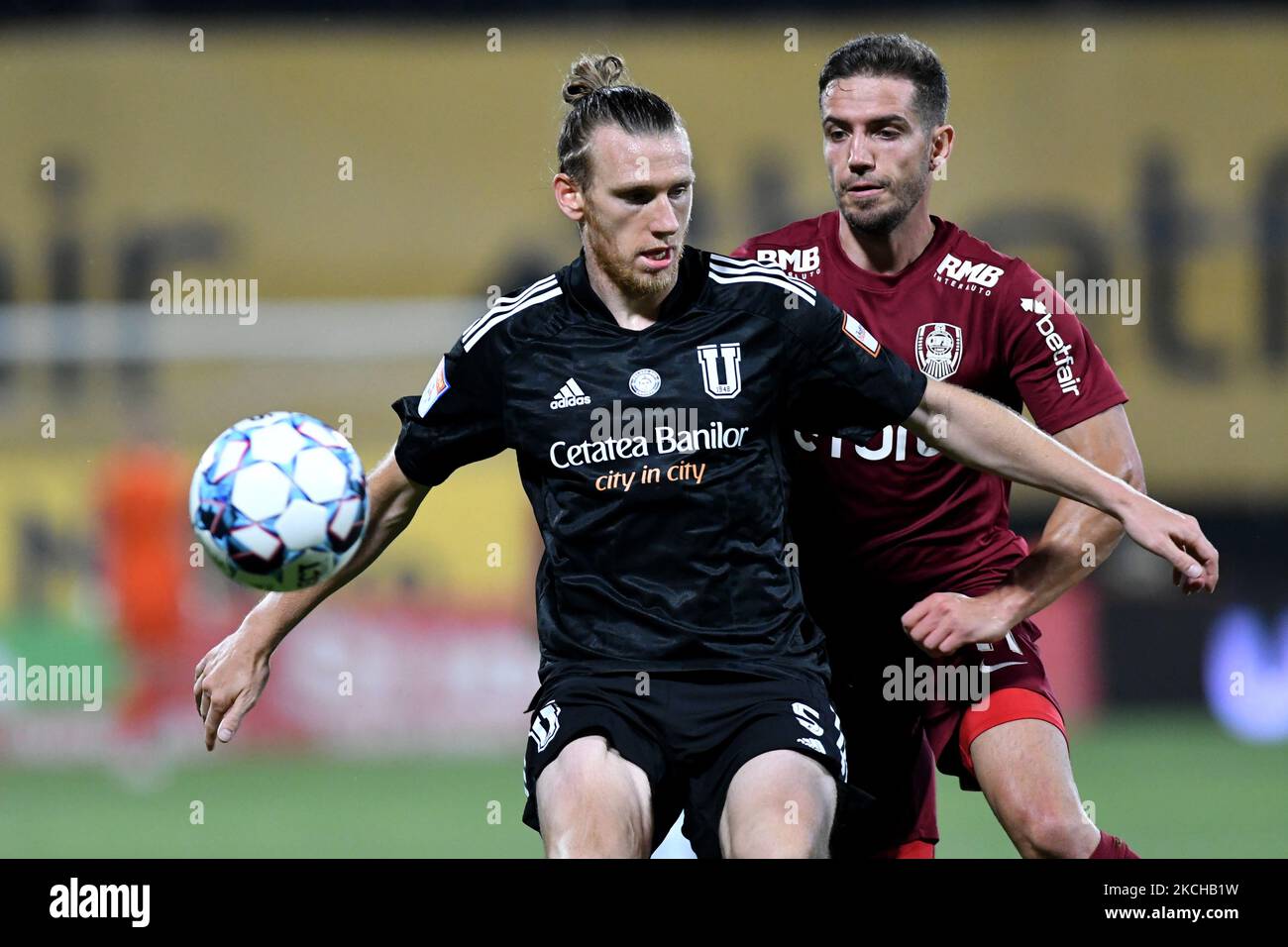 Alexandru Oroian in action during Romania Super Liga: FC