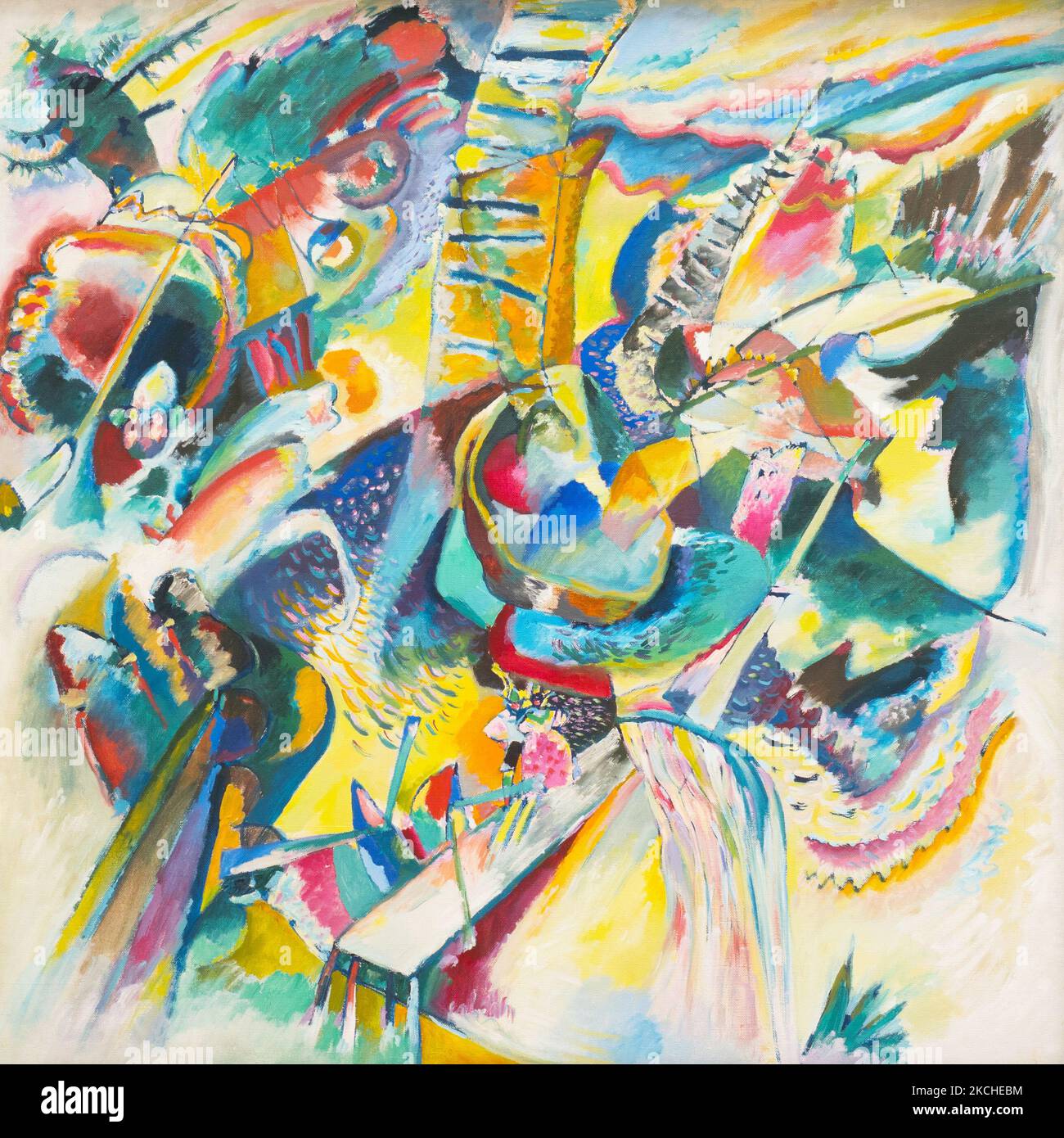 kandinsky red yellow and blue