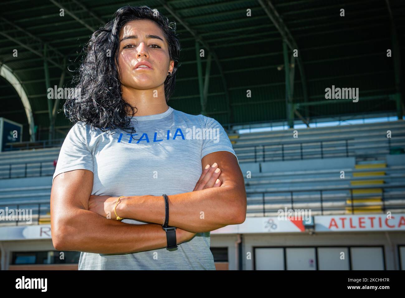 Roberta Track Roberta Bruni, (Carabinieri) Italian record holder in the pole vault ...