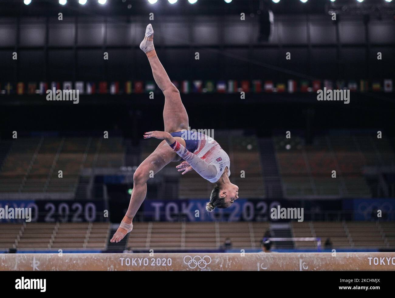 Amelie Morgan of Great Britain during women's qualification for the ...