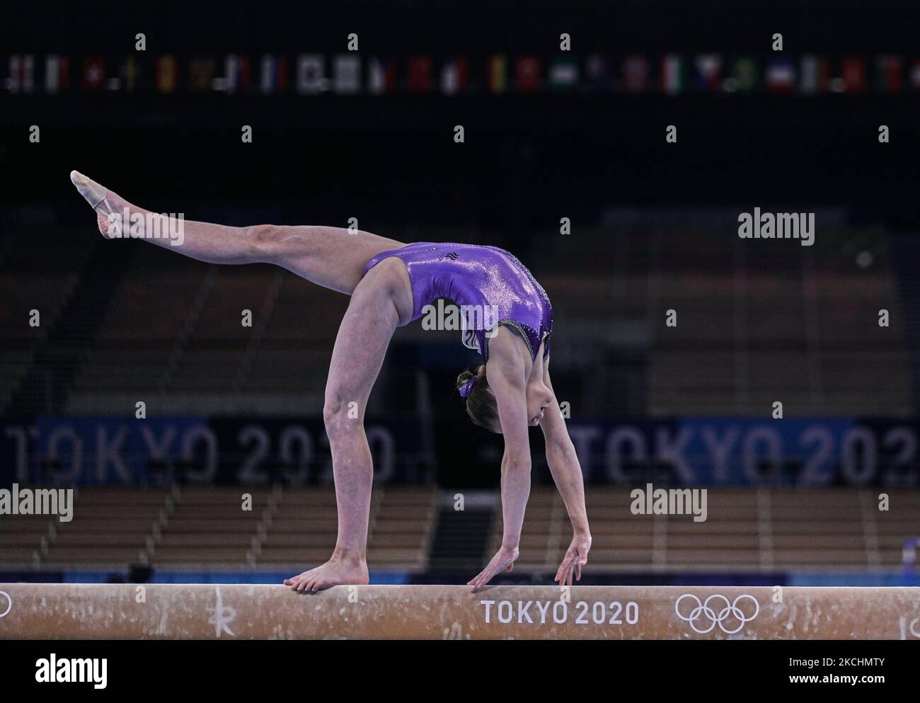 Elena Gerasimova of Russian Olympic Committee during women's ...