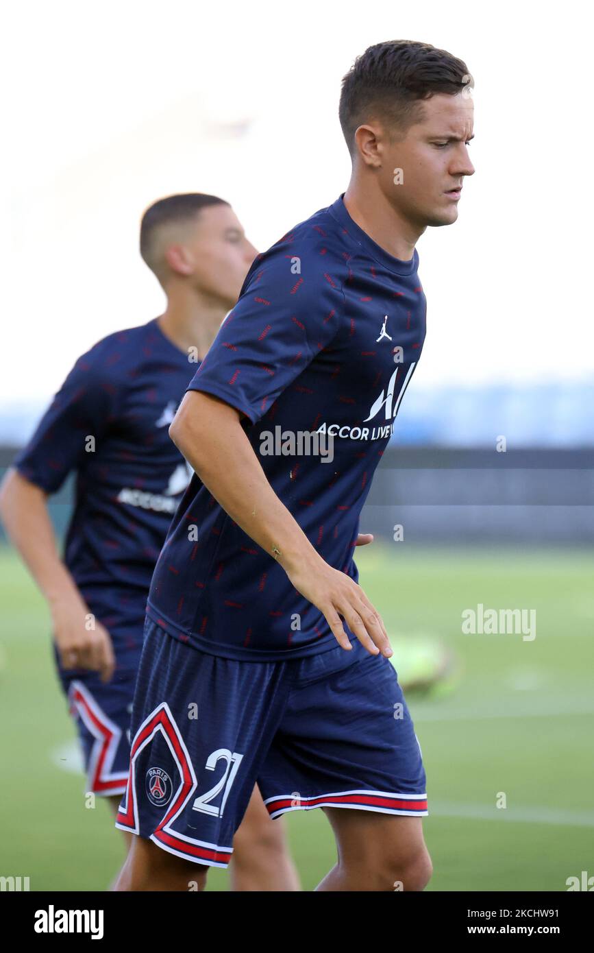 Ander Herrera of Paris Saint Germain during the pre-season friendly match between Sevilla CF and Paris Saint Germain at Algarve Stadium in Faro, Portugal. (Photo by Jose Luis Contreras/DAX Images/NurPhoto) Stock Photo