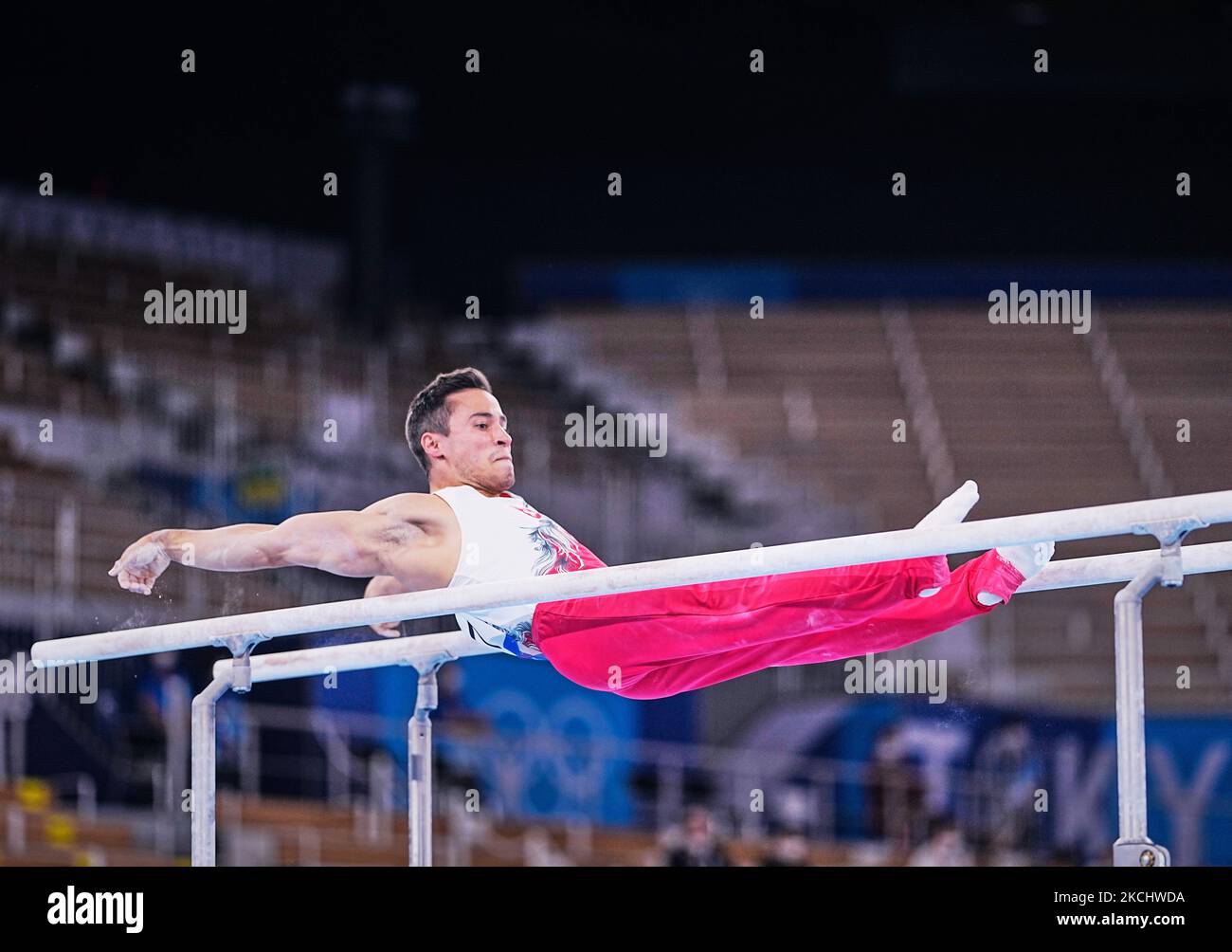 Eddy Yusof of Switserland during mens all around final in Artistic