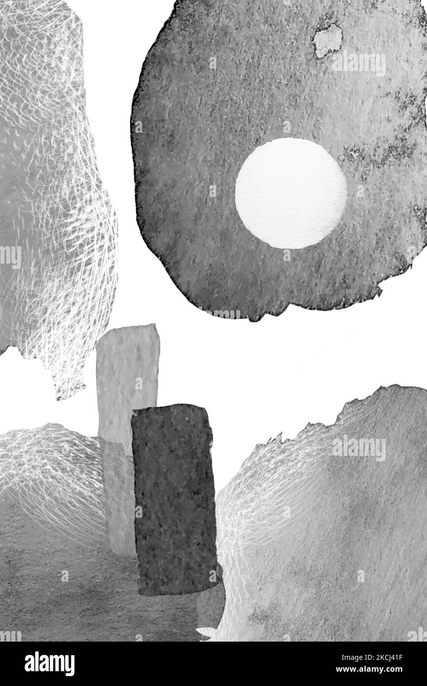 Minimal luxury artwork Black and White Stock Photos & Images - Alamy