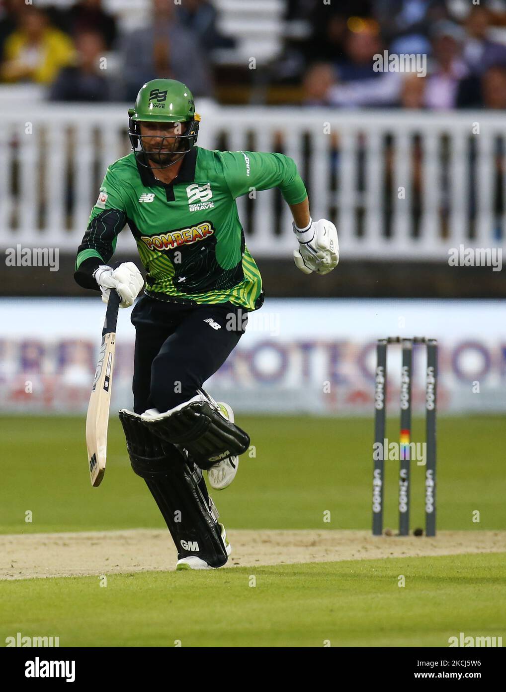 Devon Conway of Southern Brave during The Hundred between London Spirit Men and Southern Brave Men at Lord's Stadium , London, UK on August 1, 2021. (Photo by Action Foto Sport/NurPhoto) Stock Photo