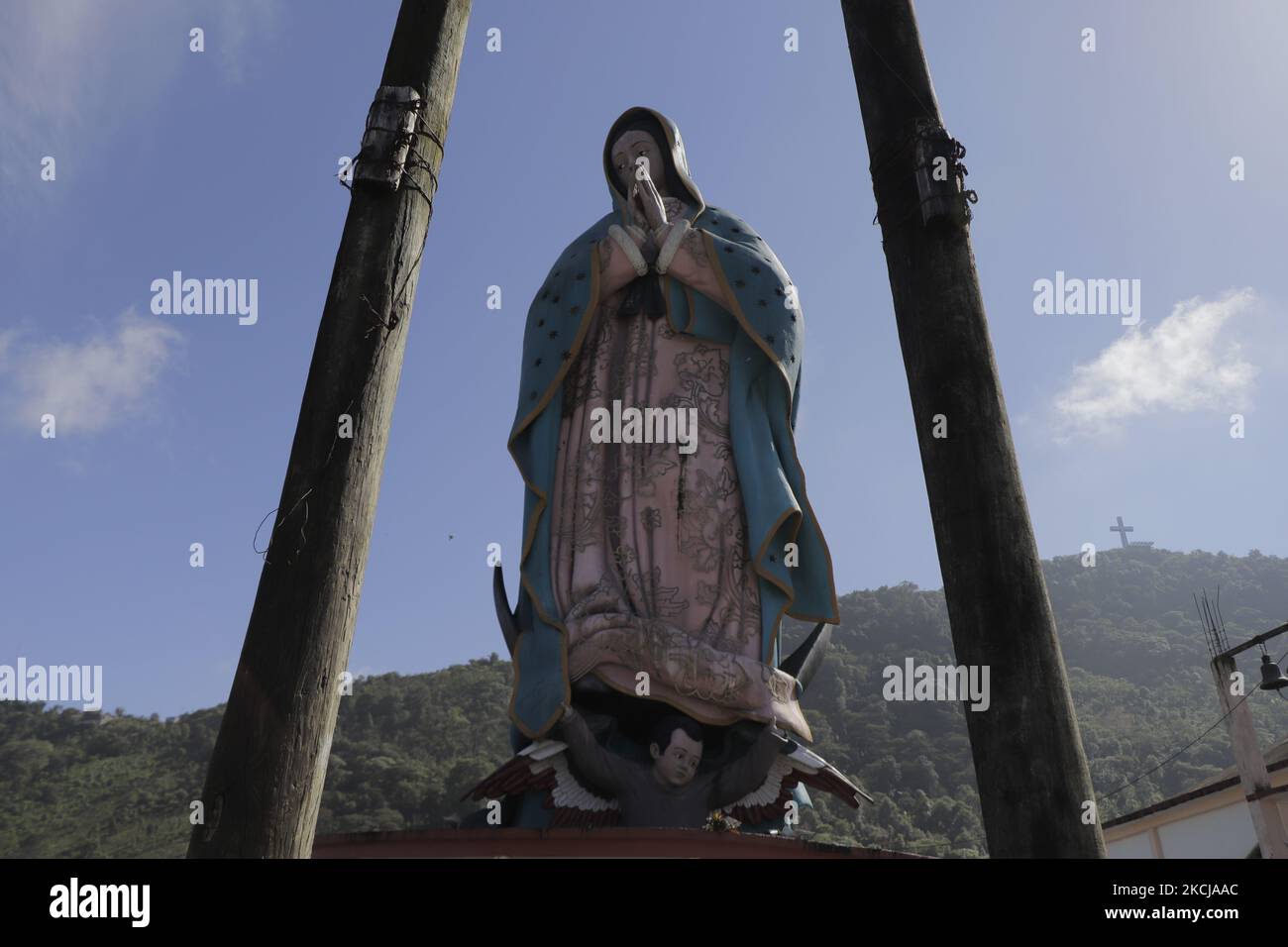 Panoramic view of the Monumental Virgen de Guadalupe located in ...