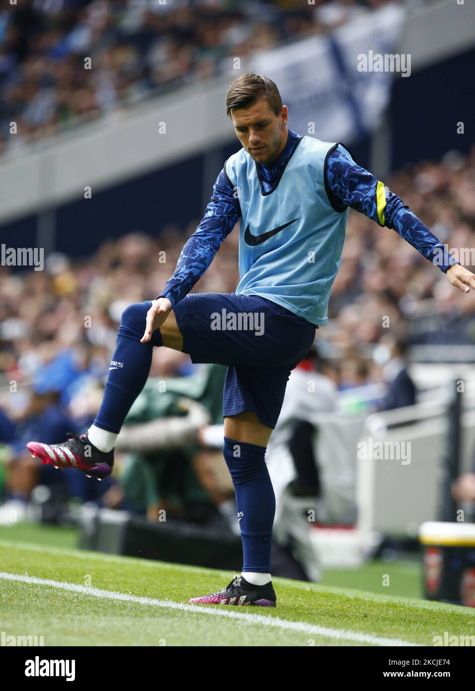 Tottenham Hotspur's Giovani Lo Celso during The Mind Series between Tottenham Hotspur and Arsenal at Tottenham Hotspur stadium, London, England on 08th August 2021. (Photo by Action Foto Sport/NurPhoto) Stock Photo