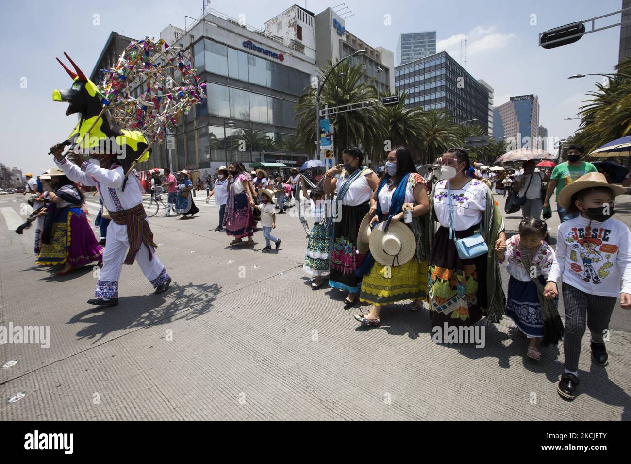 Members of various indigenous and Afro-Mexican people residing in ...