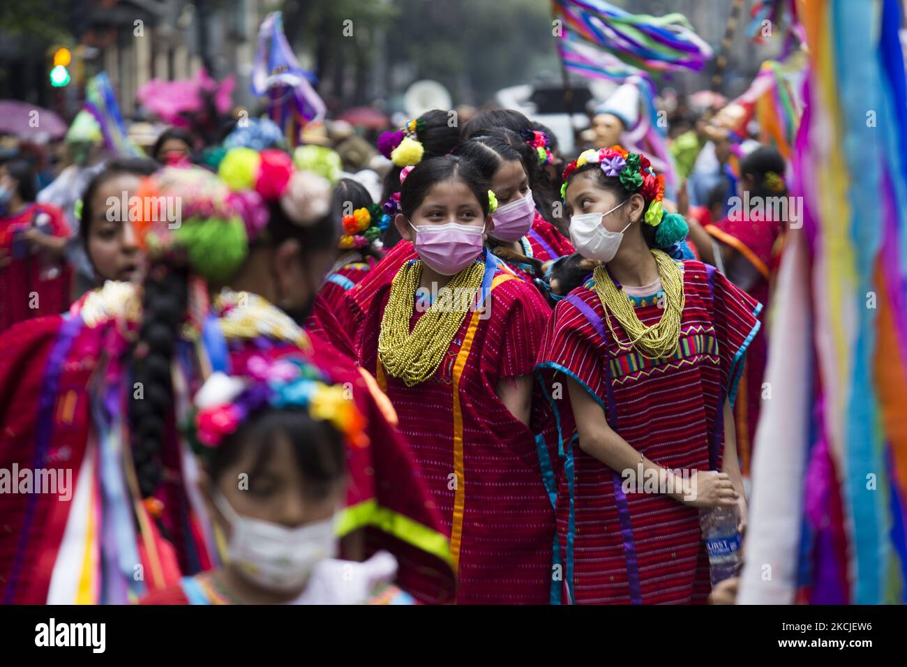 Members of various indigenous and AfroMexican people residing in Mexico City, carried out a