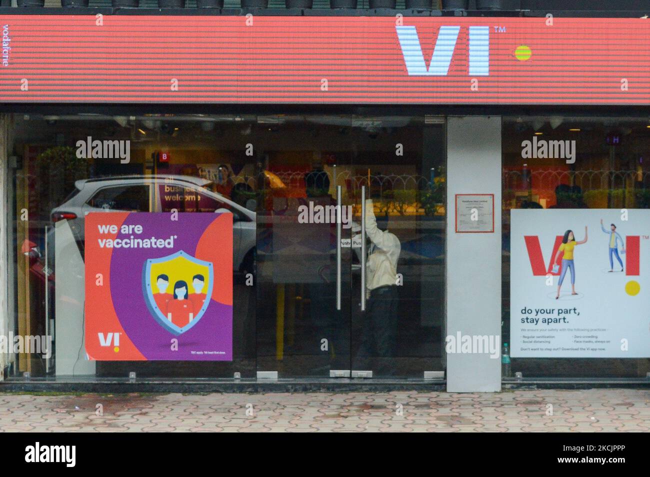 A VodafoneIdea store as seen in Kolkata , India , on 16 August 2021
