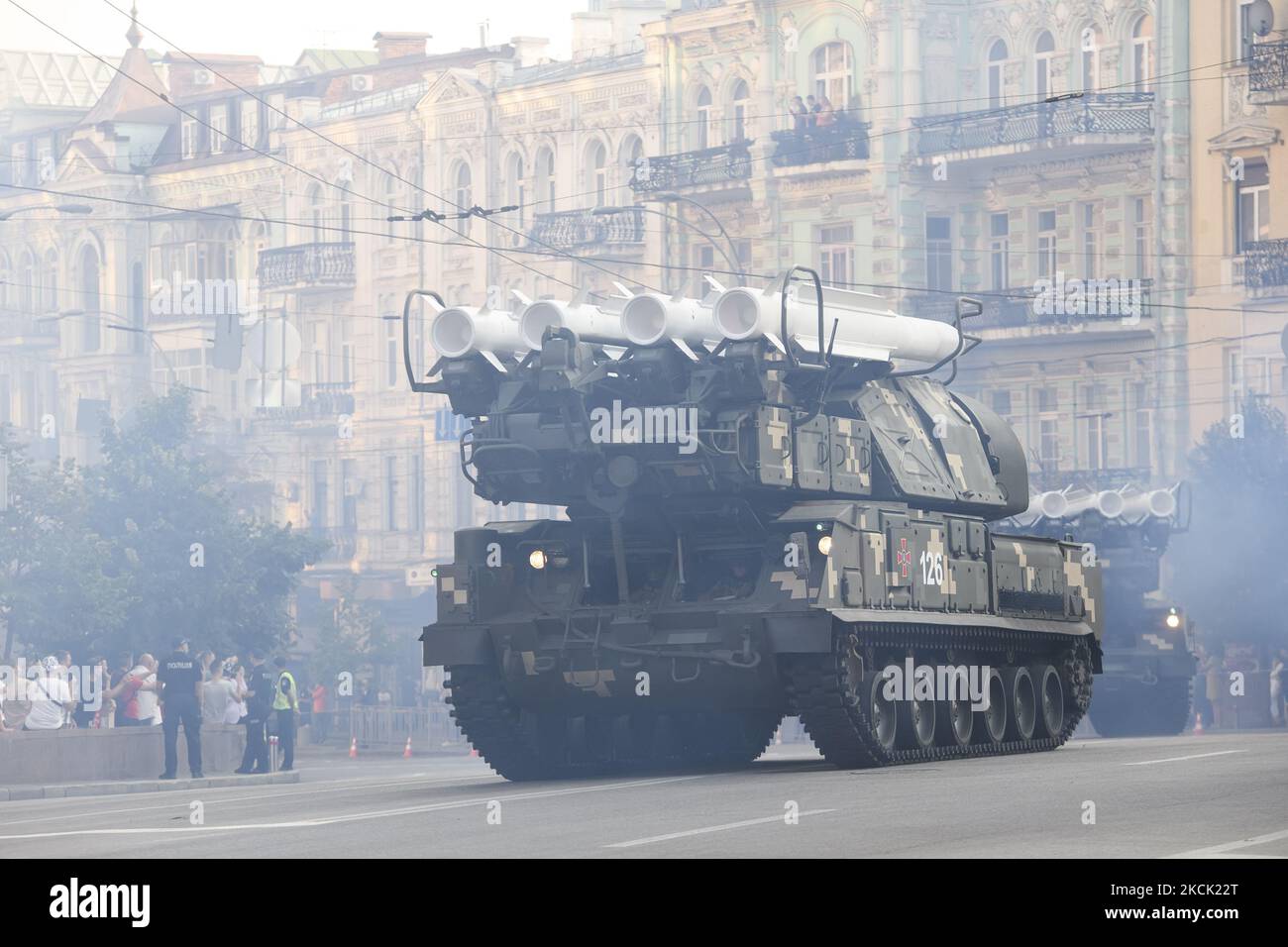 Ukrainian mobile missile launch systems hi-res stock photography and