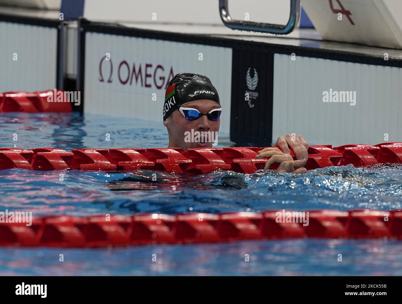 Ihar Boki From Belarus Winning Gold During Swimming At The Tokyo Ihar Boki From Belarus Winning Gold During Swimming At The Tokyo