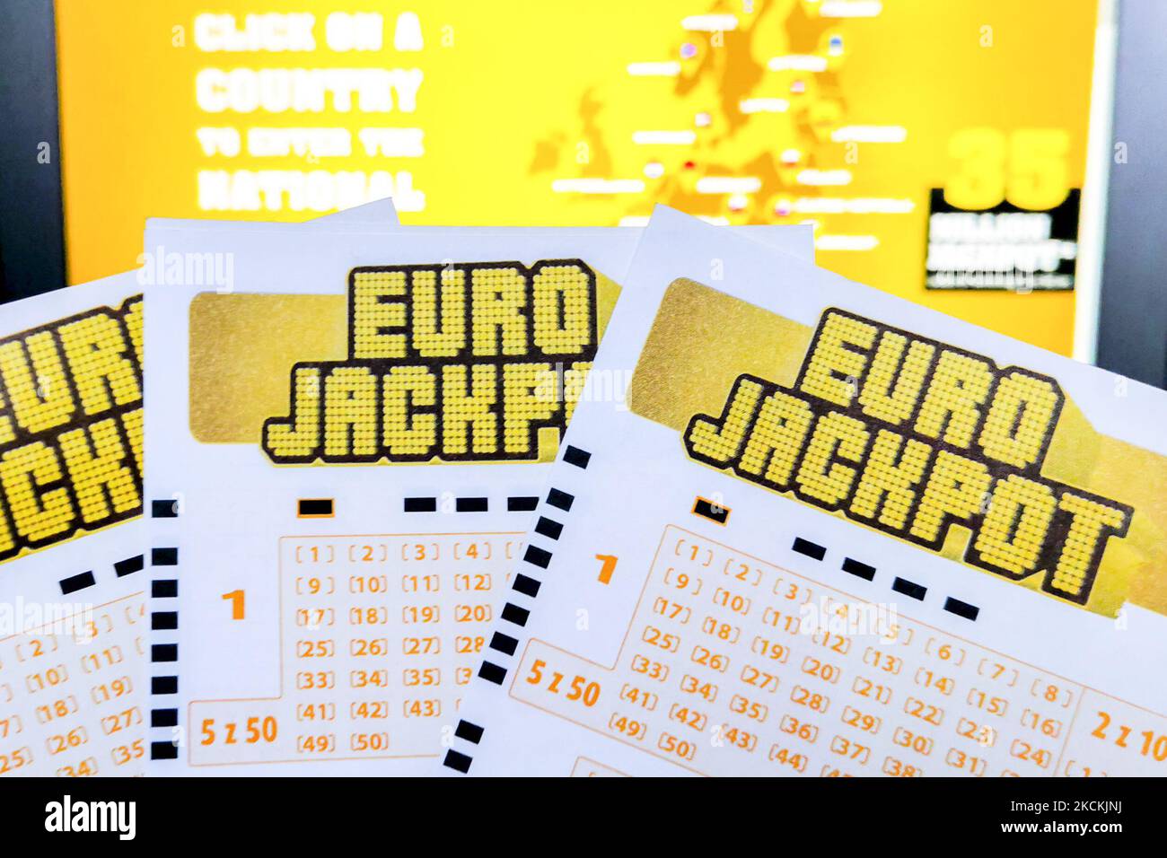 Eurojackpot ticket hi-res stock photography and images - Alamy