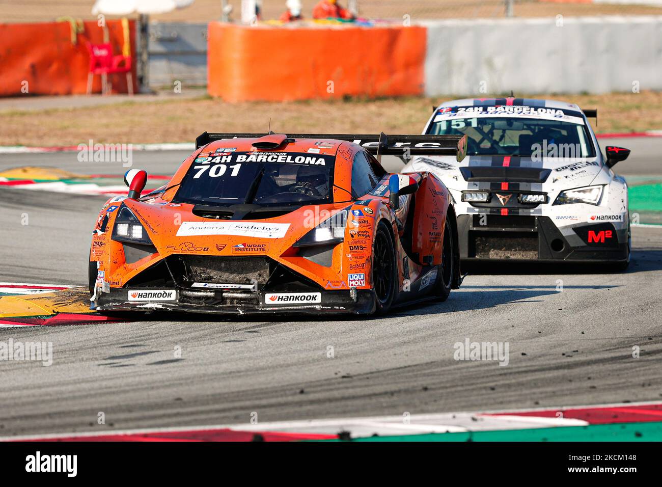Vortex V8 team with Vortex 1.0 during the HANKOOK 24H BARCELONA 2021 ...