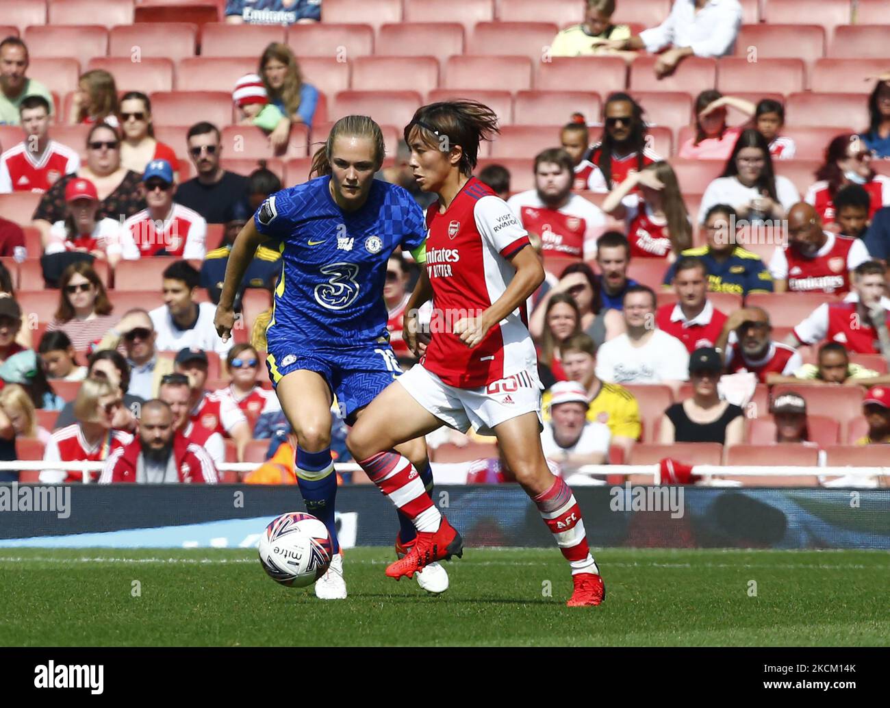 Mana Iwabuchi of Arsenal during Barclays FA Women's Super League ...