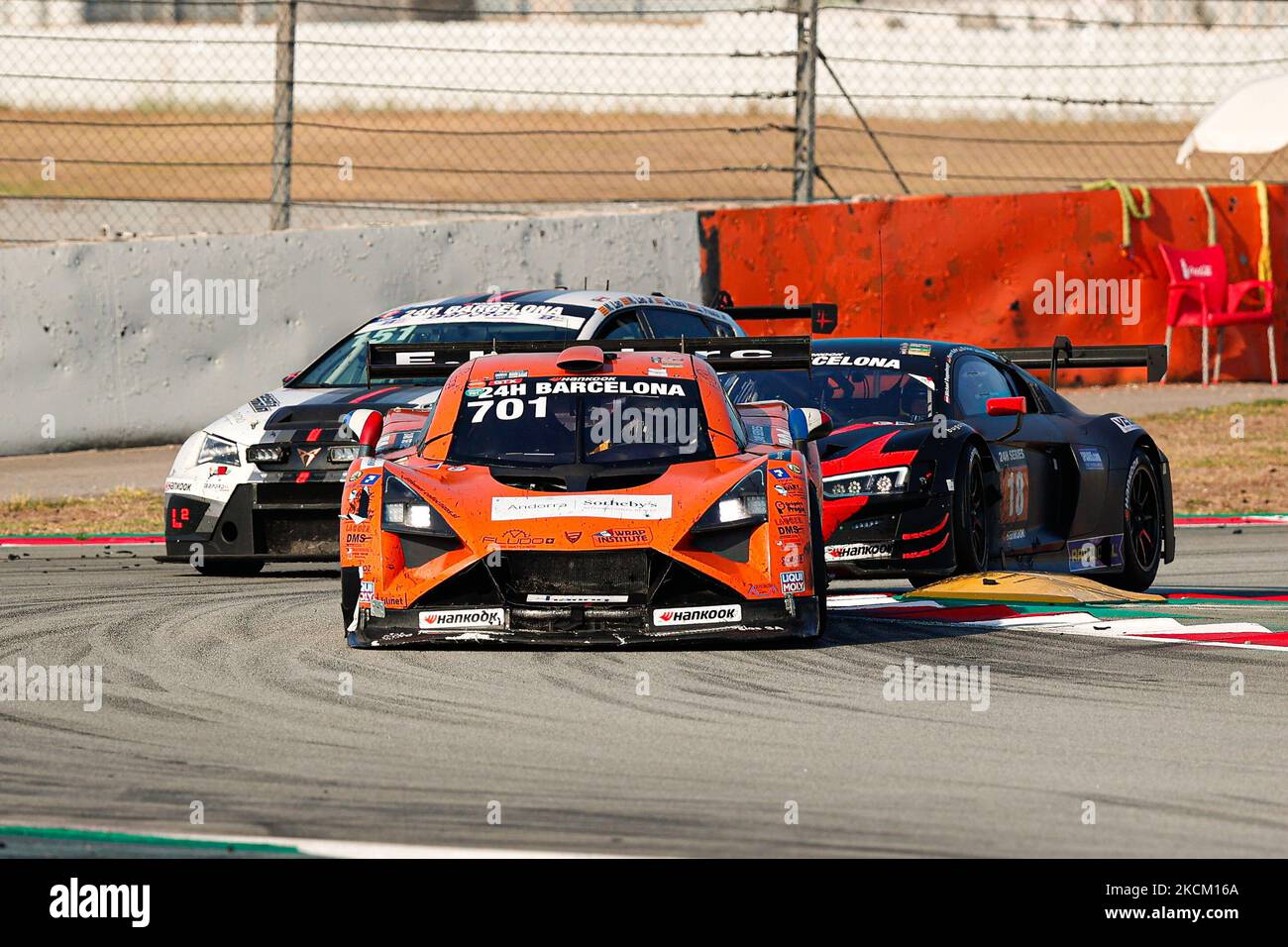Vortex V8 team with Vortex 1.0 during the HANKOOK 24H BARCELONA 2021 ...