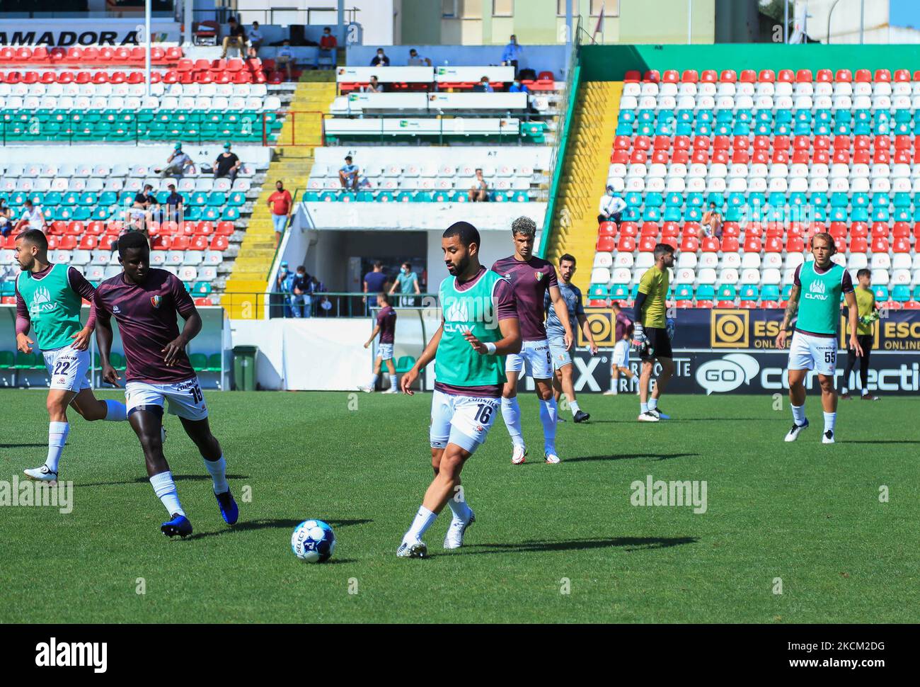 Aloisio Souza of Estrela Amadora SAD in action during the Liga Portugal ...