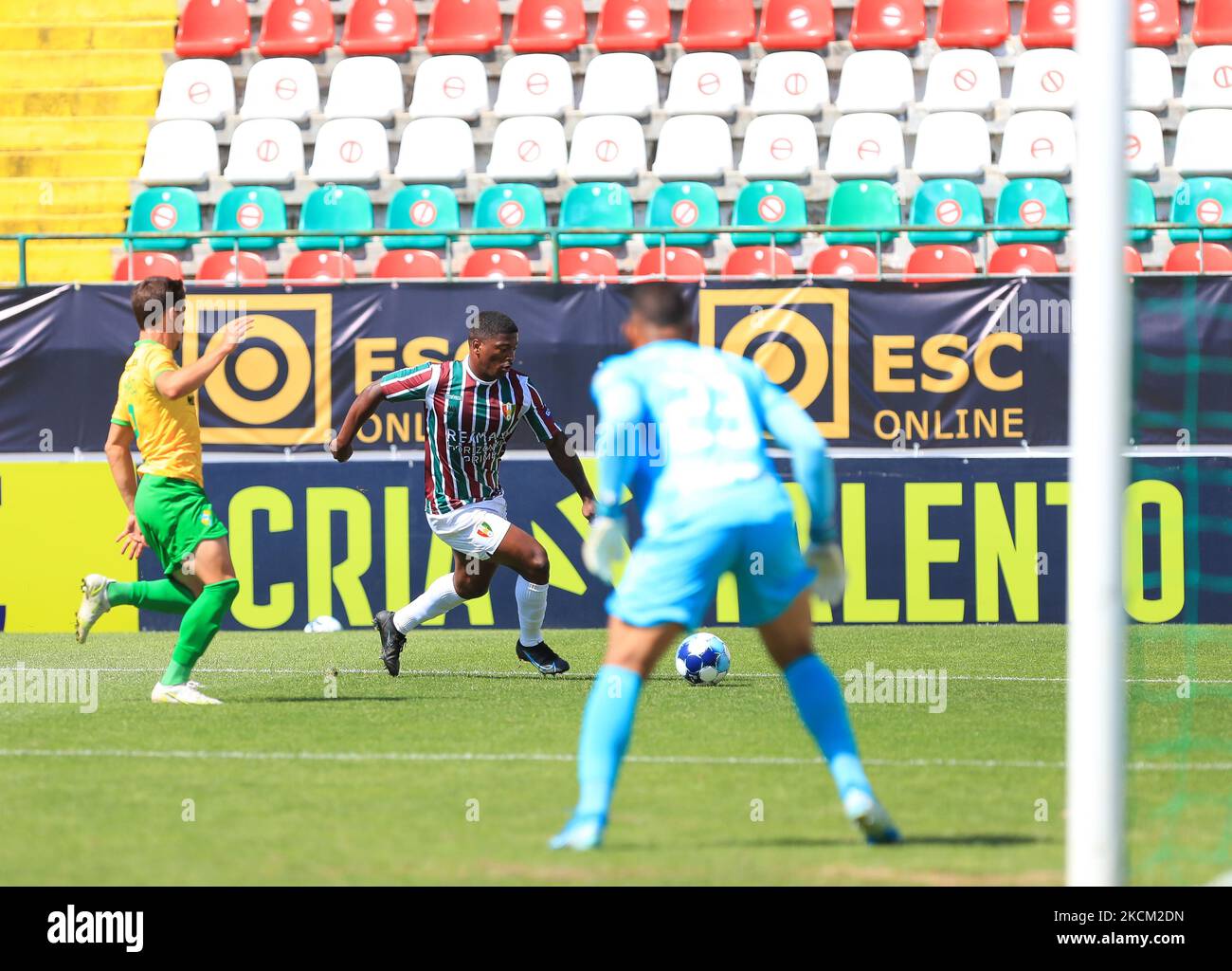 Leandro Tipote of Estrela Amadora SAD in action during the Liga ...