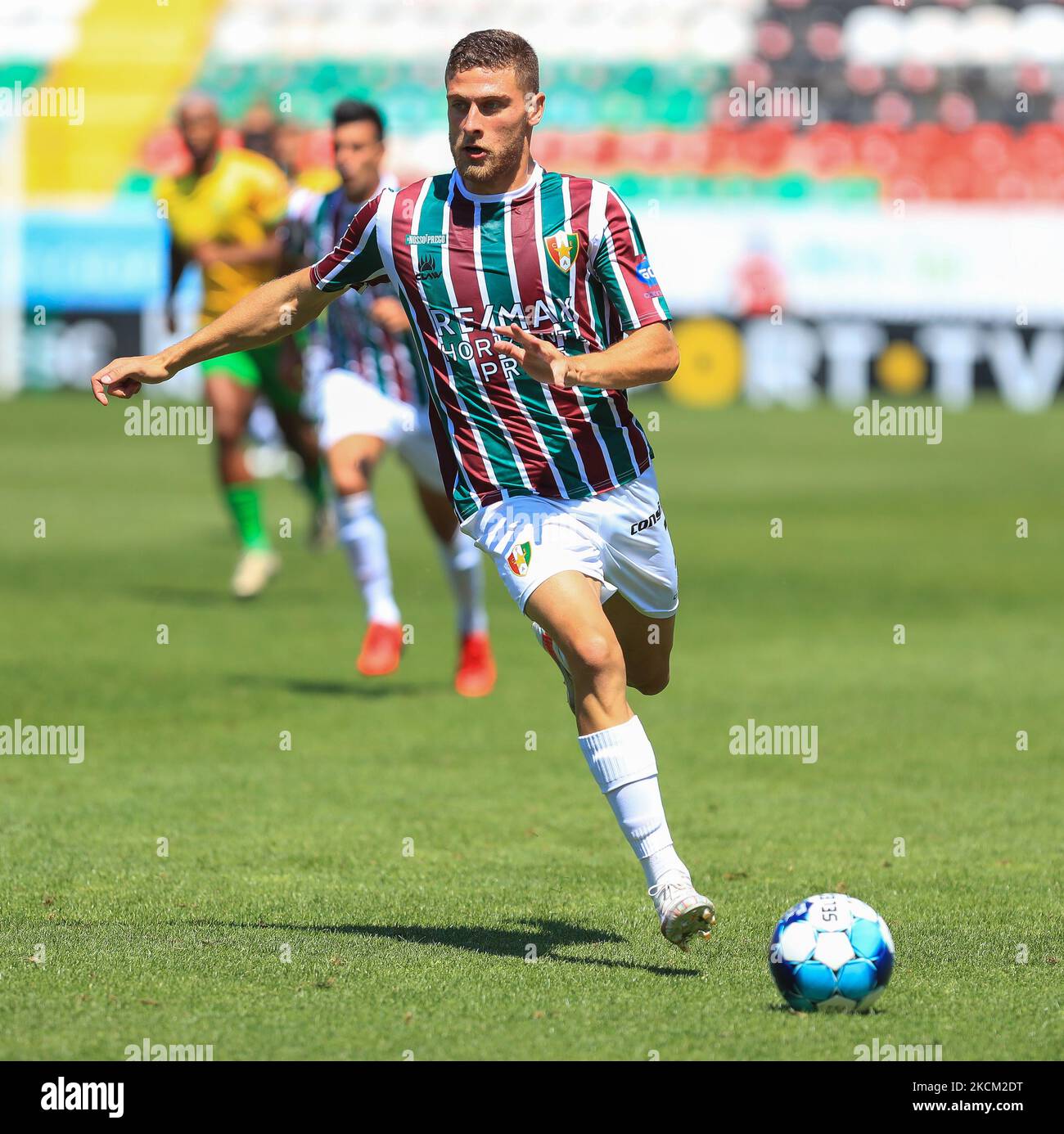 Paulinho of Estrela Amadora SAD in action during the Liga Portugal 2 ...