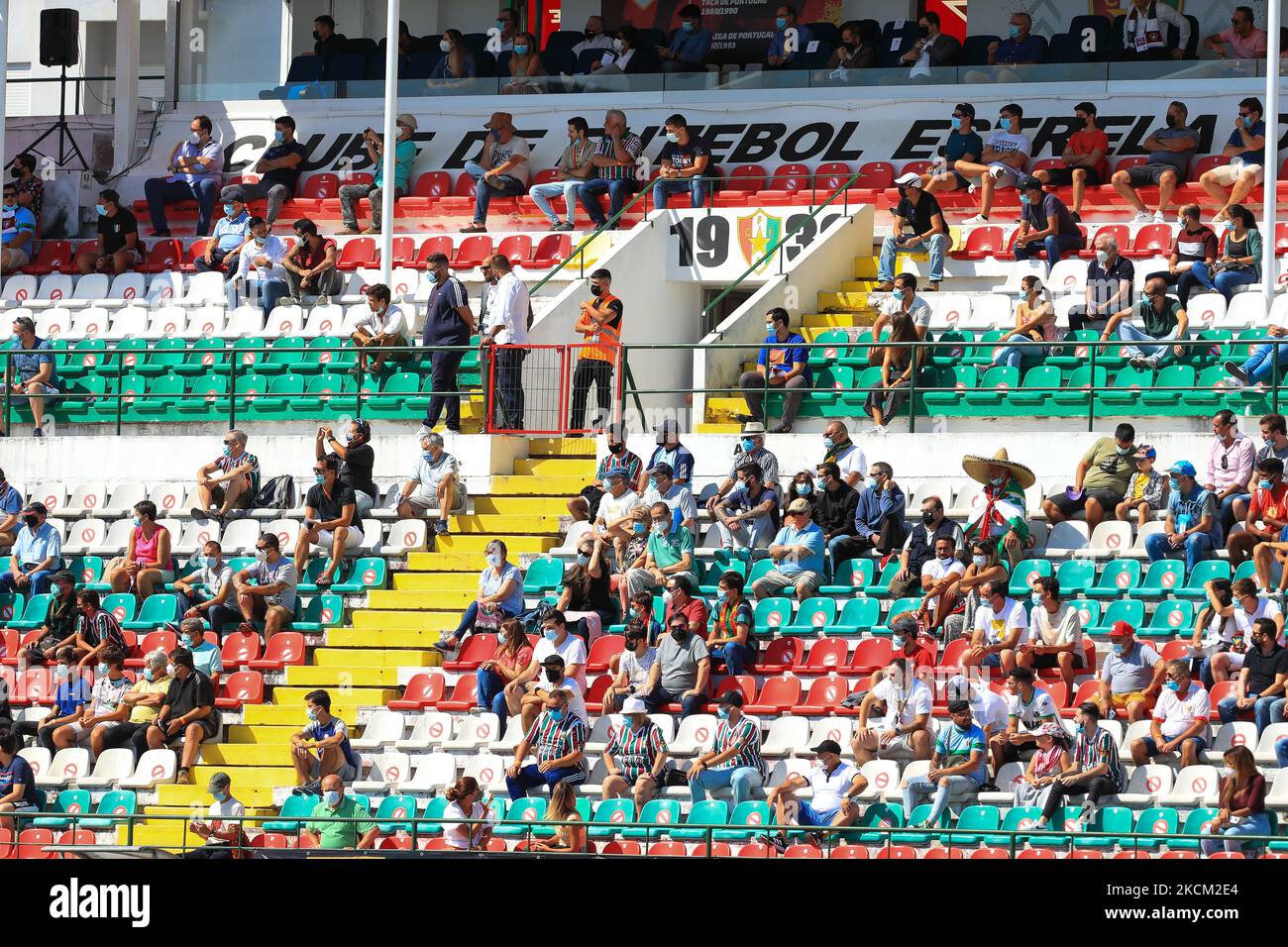 Estrela Amadora SAD supporters during the Liga Portugal 2 match between ...