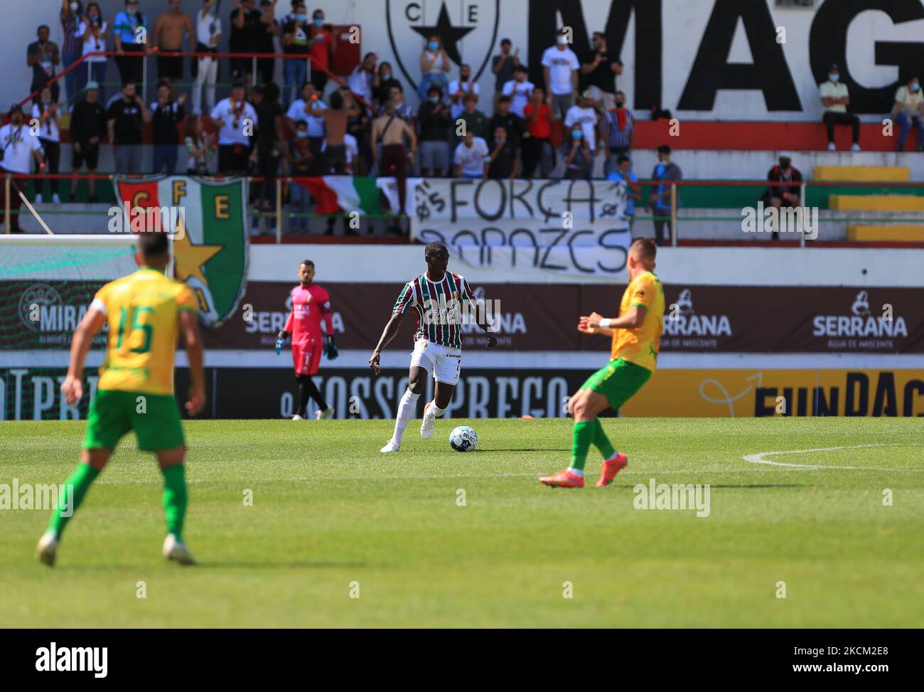 Mamadou Traoré of Estrela Amadora SAD in action during the Liga ...