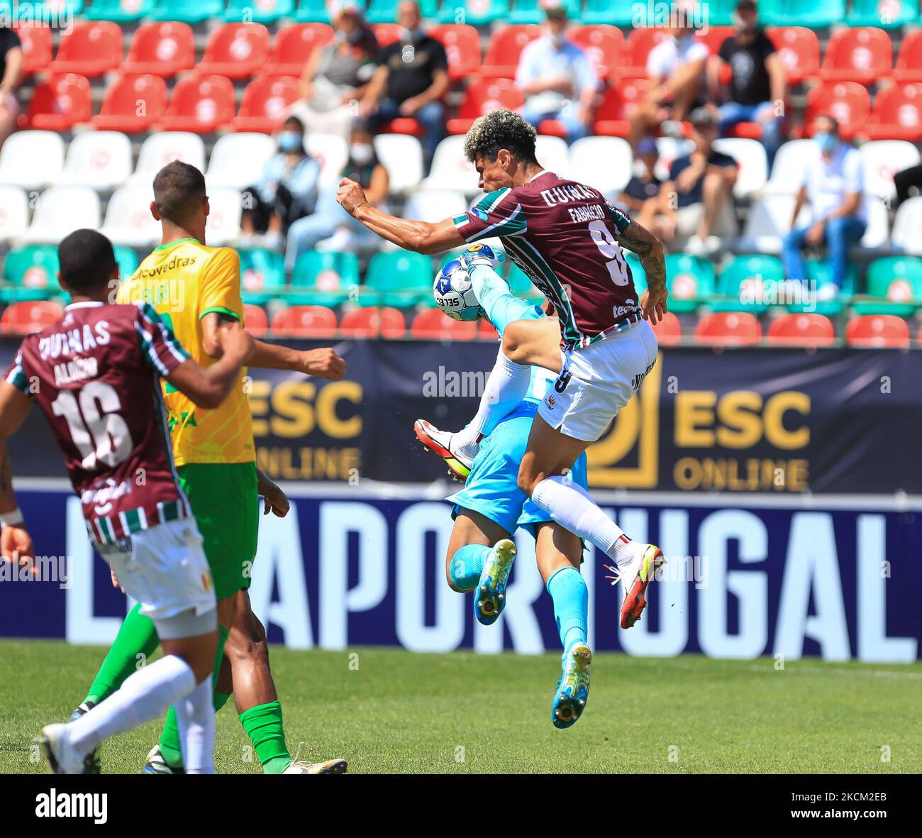 Fabricio Simões of Estrela Amadora SAD in action during the Liga ...