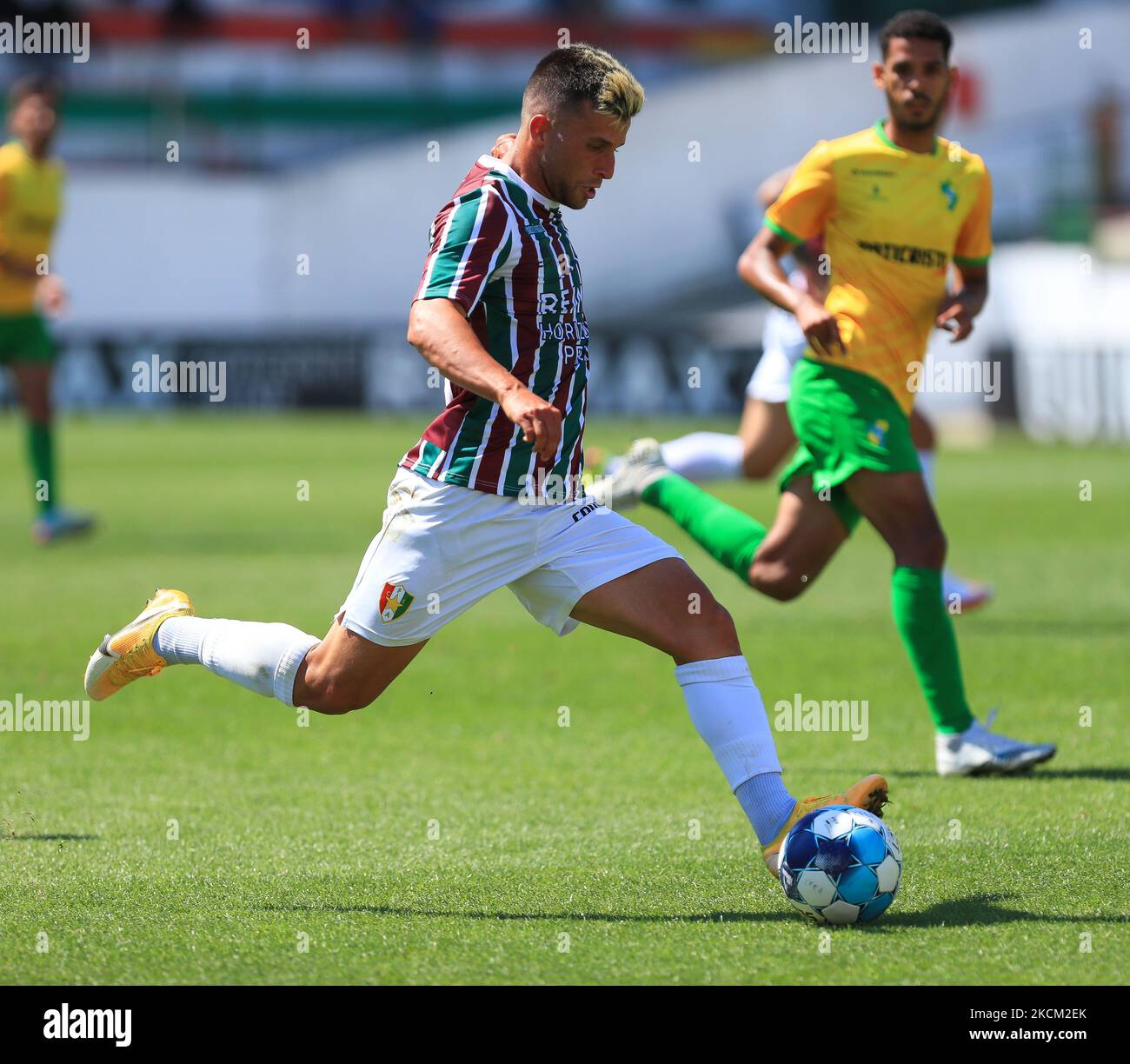 Xavi Fernandes of Estrela Amadora SAD in action during the Liga ...